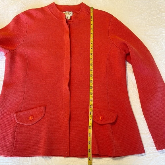 Talbots Silk Blend Button Front Cardigan Jacket - Large - Picture 11 of 12